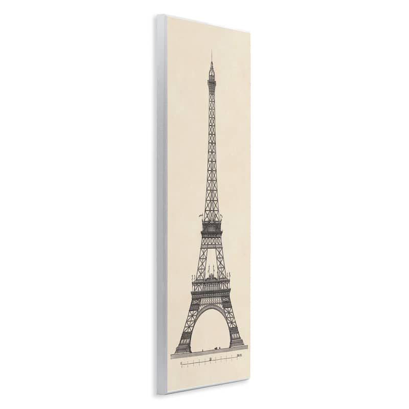 Stupell Parisian Tower Illustration Wall Plaque Art Design By Phillipa Katz