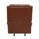 preview thumbnail 59 of 62, Ilario 32.67'' Wide Genuine Leather Manual Rocker Recliner, Set of 2