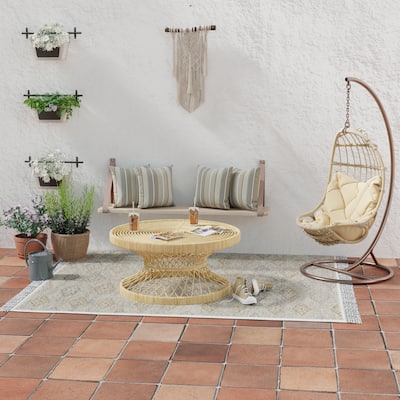 Sunbrella 16" x 16" Gray Stripe Outdoor Throw Pillow - Set of 2 - 16'' L x 16'' W x 4'' H