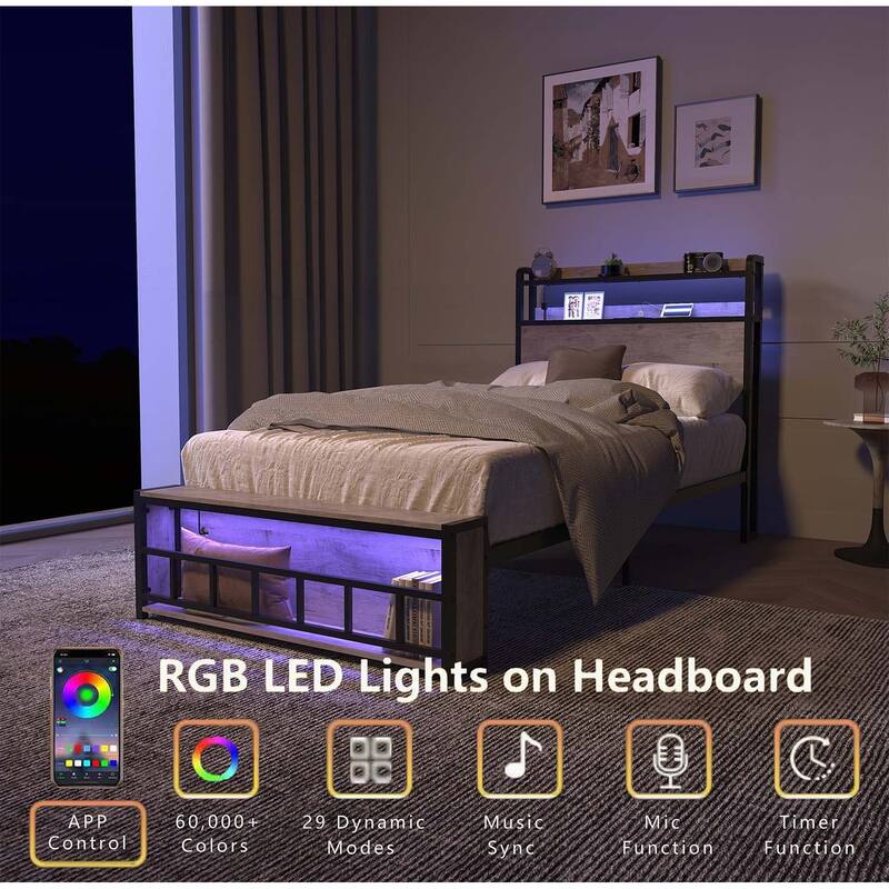 Versatile Twin Bed Frame with Extraordinary Comfort and Functionality