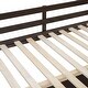 preview thumbnail 52 of 52, Solid Wood Loft Bed with Bulit-in U-shaped Desk and 2 Drawers, Full Size Loft Bedframe with Storage Shelves and Tri-fold Mirror