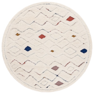 SAFAVIEH Handmade Casablanca Jodis Shag Boho Wool 1-inch Rug