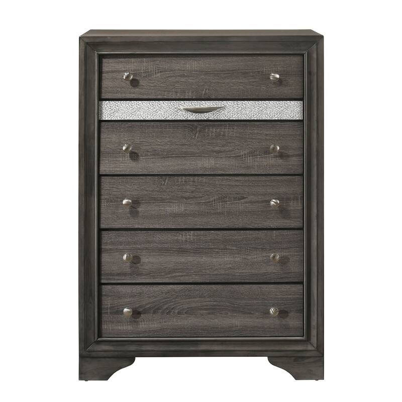Tuxedo Grey 6-drawer Chest
