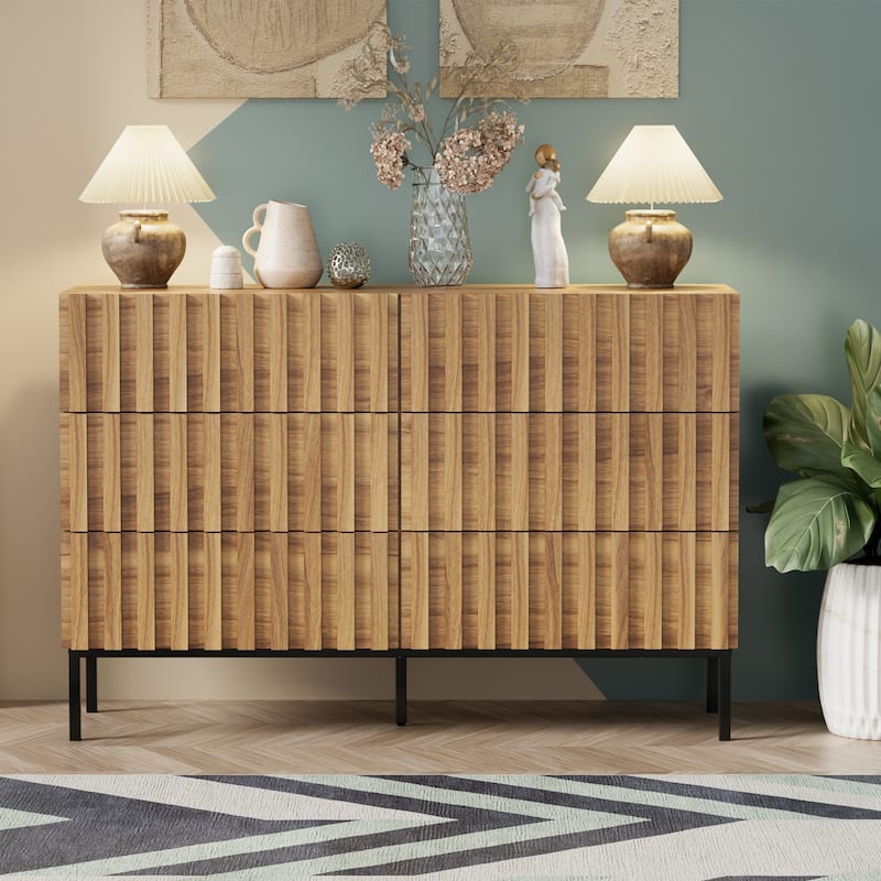 6 Drawers Chest Of Dresser Storage Tower Cabinet Bedroom Organizer