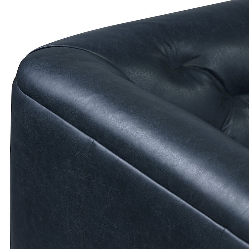 Poly & Bark Essex 89" Sofa - Full Grain Genuine Italian Leather
