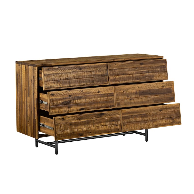 Cusco 4 Piece Platform Bedroom Set with Dresser and 2 Nightstands