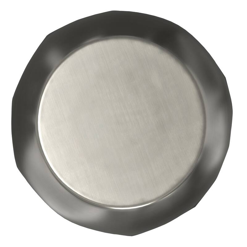 WYNDENHALL Cristy Industrial 16 inch Wide Metal Accent Side Table, Fully Assembled - 16 W x 16 D x 19.5 H