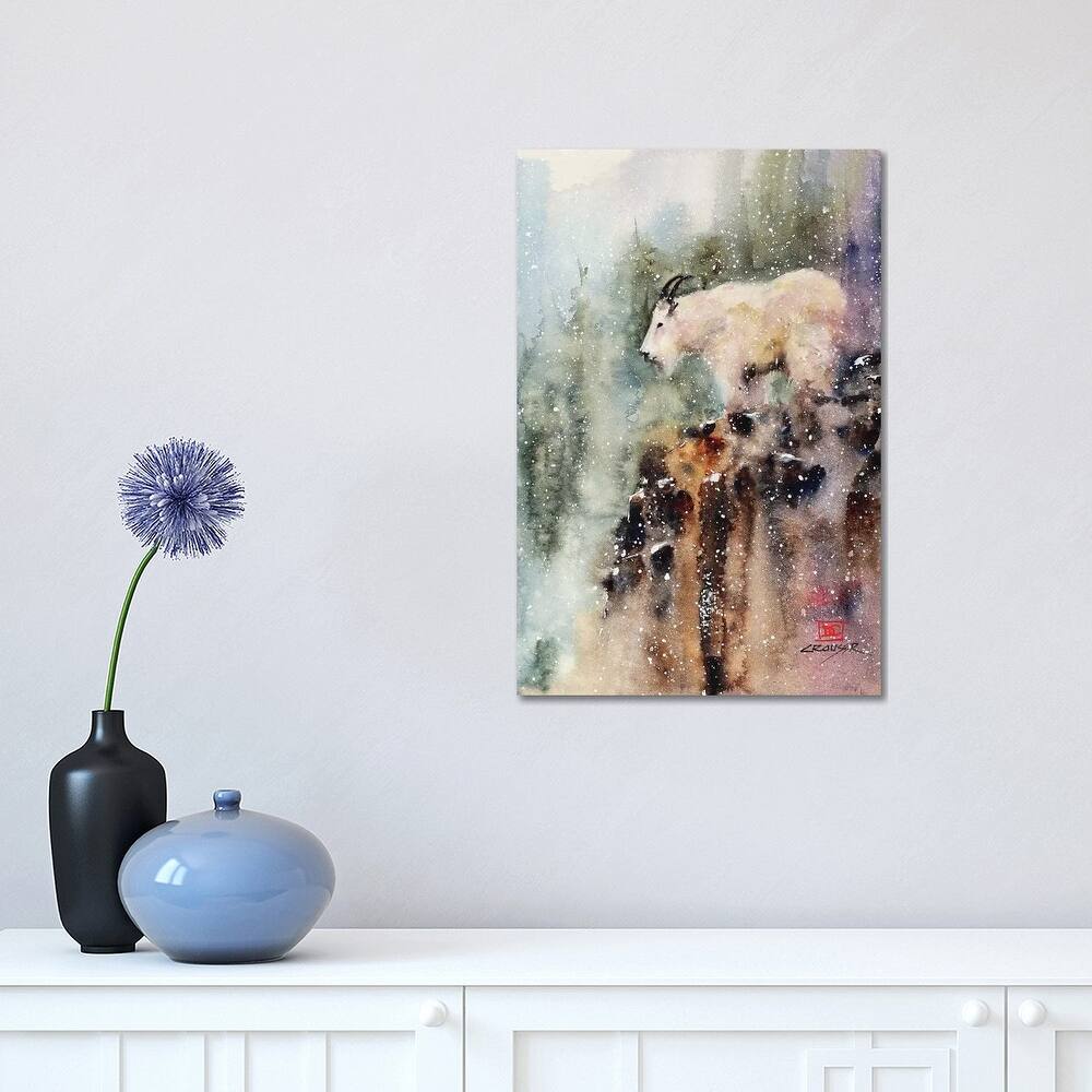 iCanvas "Mountain Goat" by Dean Crouser Canvas Print