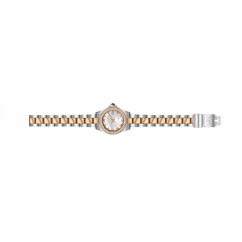 Invicta Women's 36076 Angel Quartz 3 Hand White Dial Watch