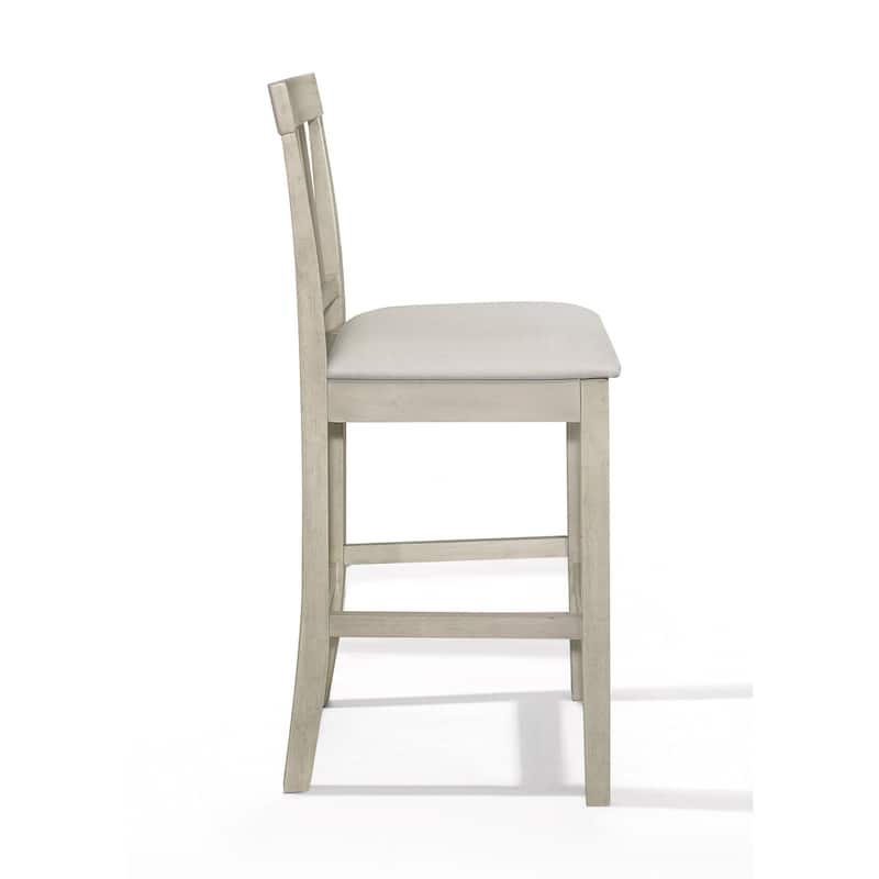 CraftPorch Clean-lines Counter Height Dining Chairs (Set of 4)
