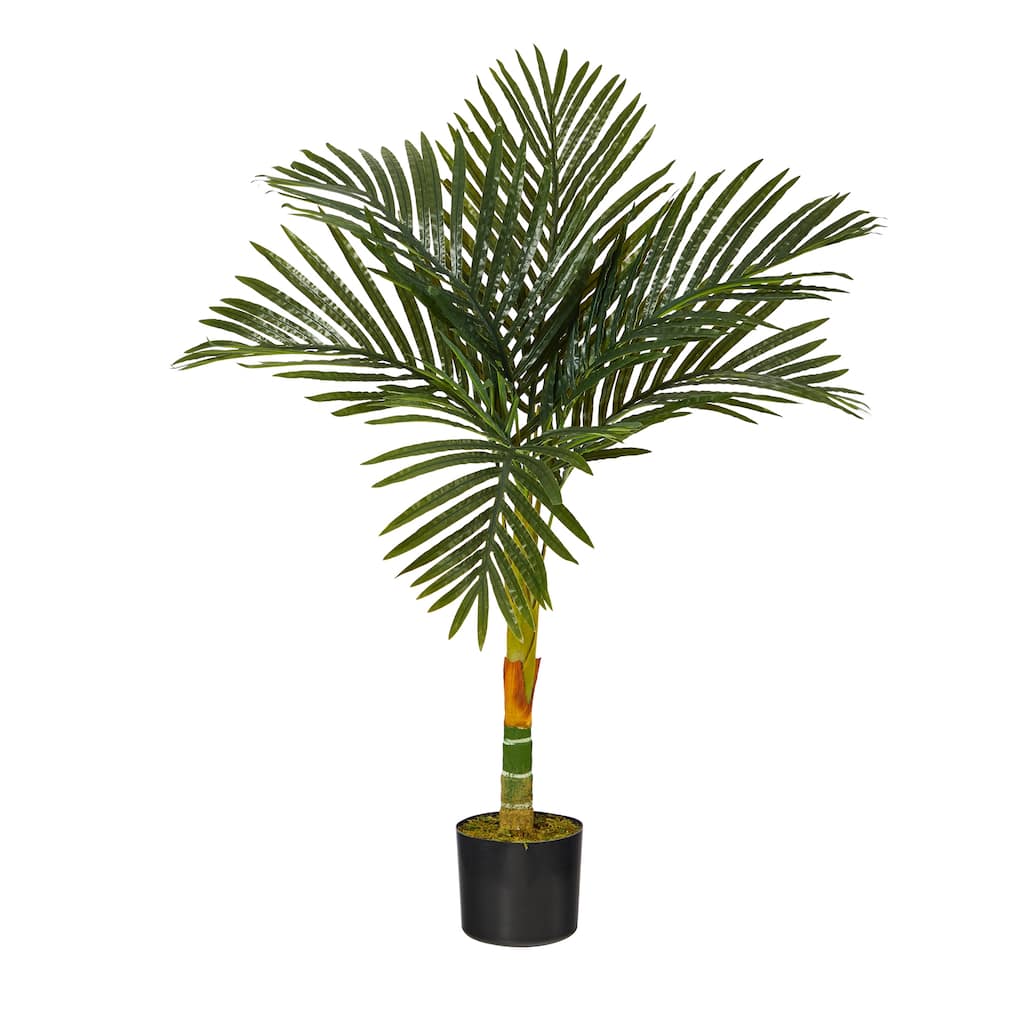 3' Golden Cane Artificial Palm Tree - 6"