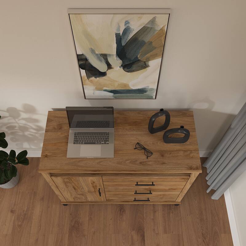 Somerset 3 Drawer Dresser and Bedroom TV Stand by Bush Furniture