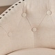preview thumbnail 5 of 15, Ogden Beige Swivel Bar Stools (Set of 2) by Christopher Knight Home