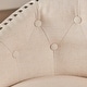preview thumbnail 4 of 14, Ogden Beige Swivel Bar Stools (Set of 2) by Christopher Knight Home