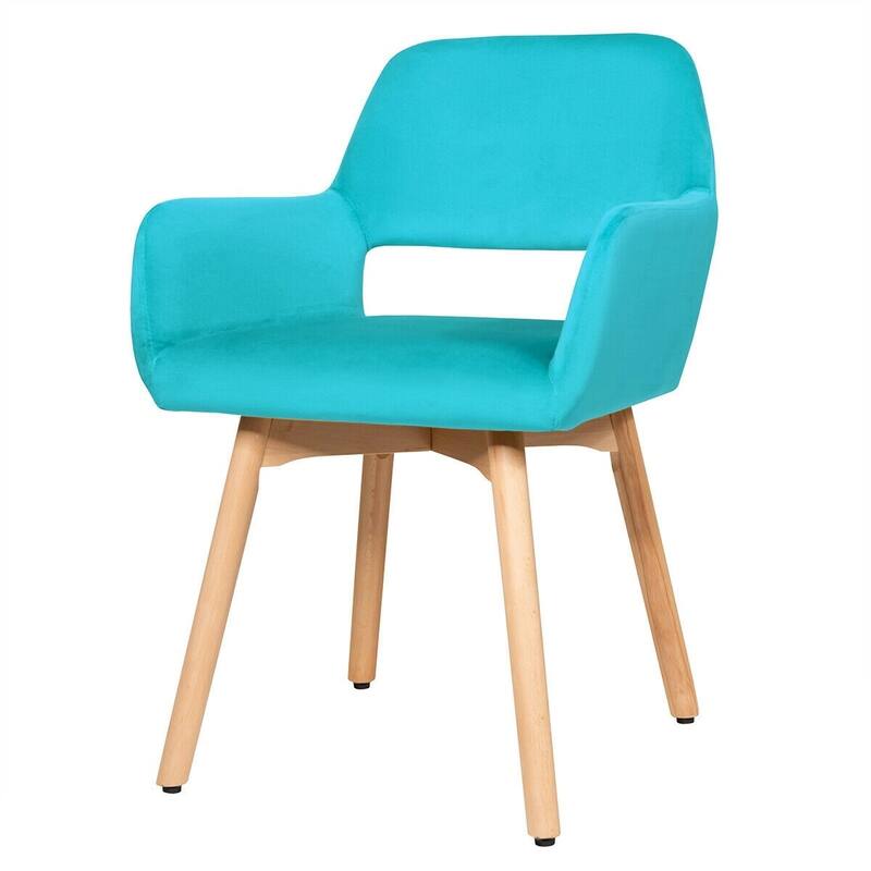 Set of 2 Modern Accent Armchairs - 21.5” x 23” x 29.5” (L x W x H)