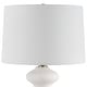 preview thumbnail 5 of 5, Uttermost Liora White Table Lamp - 26.25" H X 16" W X 16" D