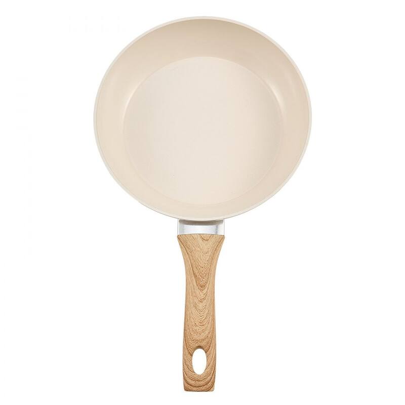 3-Piece Aluminum Frying Pan Set Nonstick Skillets Heat-Resistant Handles for All Stovetops - Large Pan Size: 19 x 11 x 3 in