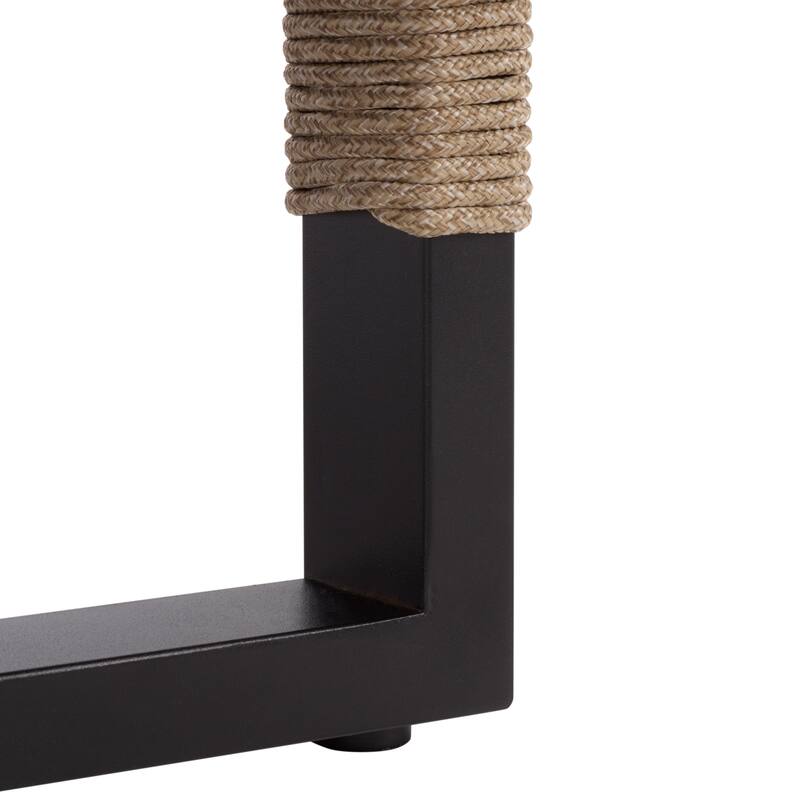 SAFAVIEH Outdoor Living Arman Lounger with Cushion - 79"W x 26"D x 15"H