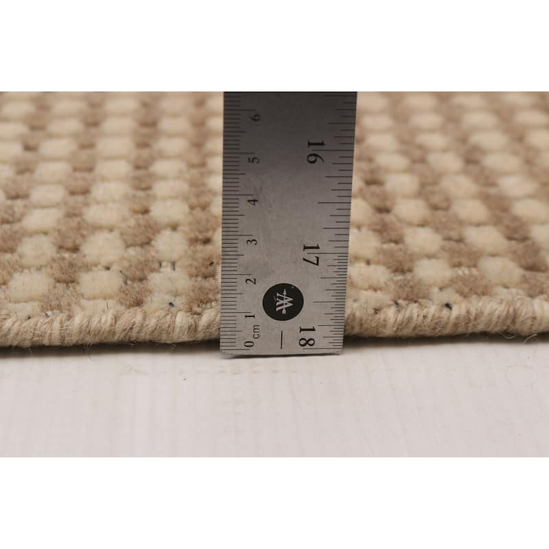 Kashkuli Gabbeh Beige Rug 7'10" x 11'2" - 7'10 x 11'2