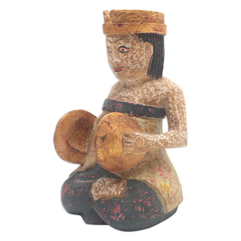 Novica Handmade Ceng Ceng Wood Statuette