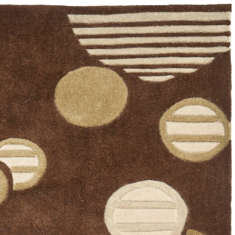SAFAVIEH Handmade Modern Art Hanke Modern Polyester Rug