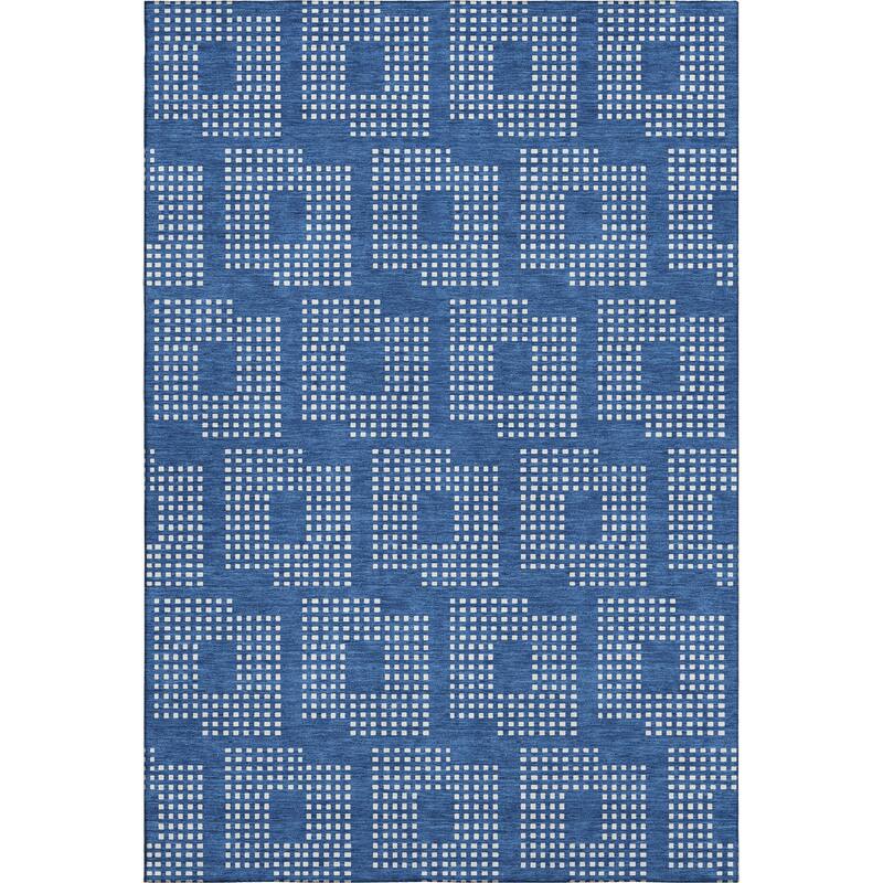 Premium Washable Super Soft Modern Houndstooth Mayfield Rug