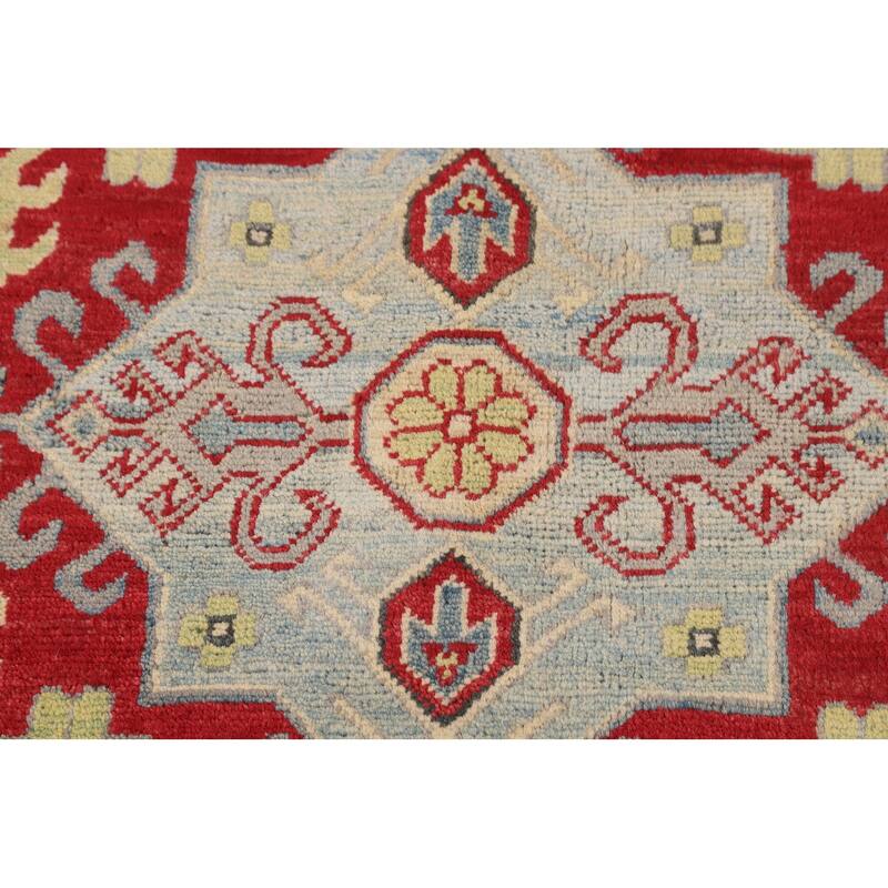 Kazak Oriental Area Rug Handmade Traditional Bedroom Wool Carpet - 6'9" x 9'9"