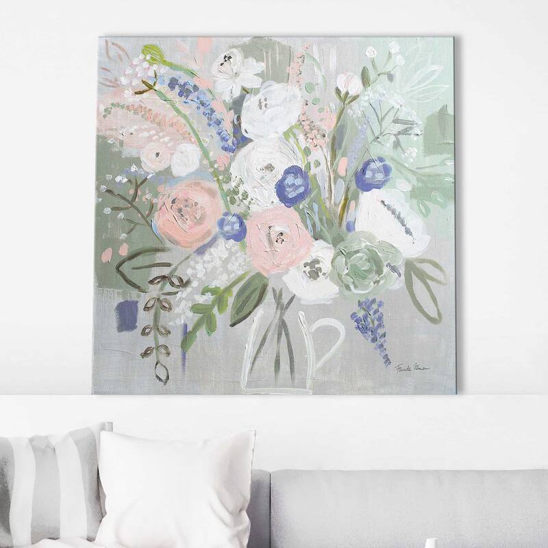 "Floral Elegance" Print on Canvas
