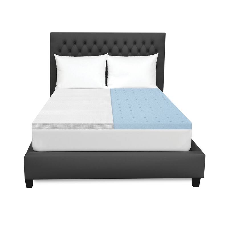 CLOSEOUT 2-Inch Memory Foam Mattress Topper with Graphene Cover