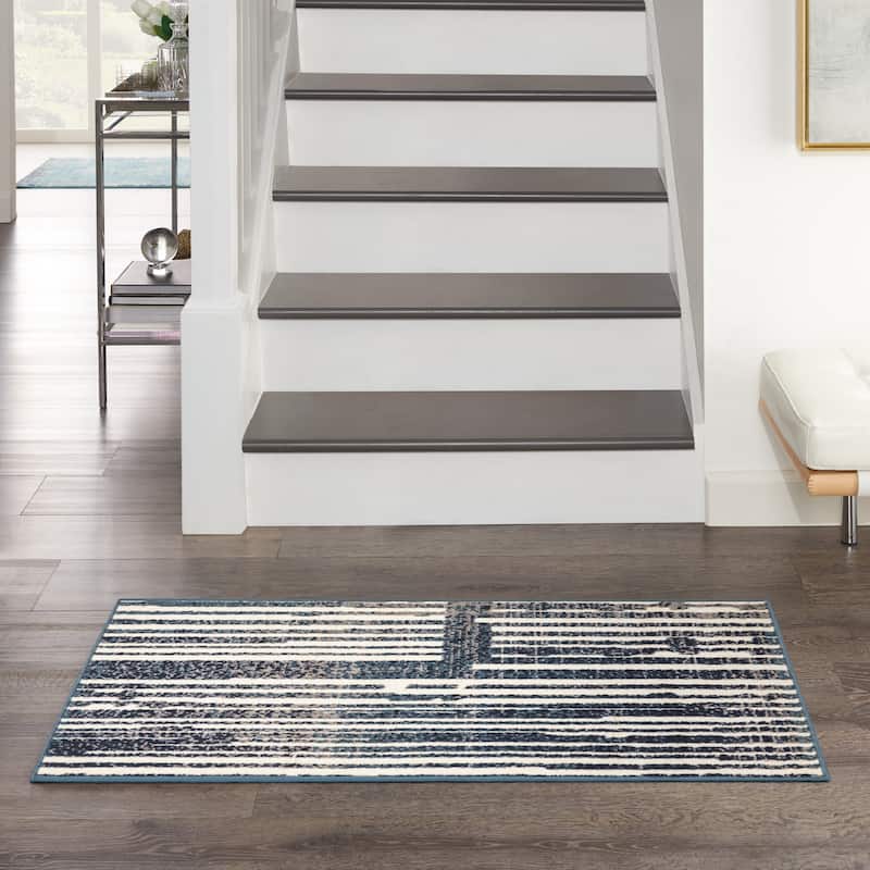 Nourison Grafix Indoor Striped Area Rug