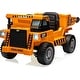 preview thumbnail 1 of 12, Ride On Dump Truck Orange