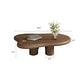 preview thumbnail 46 of 72, 48.5" Modern Cloud Shape 4 Legs Coffee Table