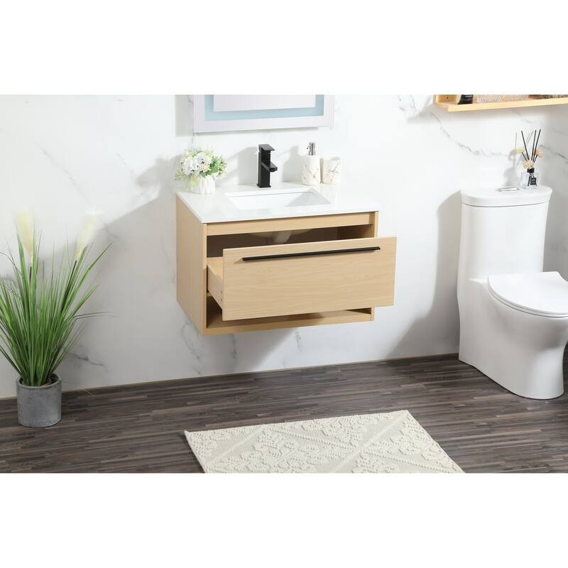 Brush 24 - 30 Inch Single Bathroom Vanity