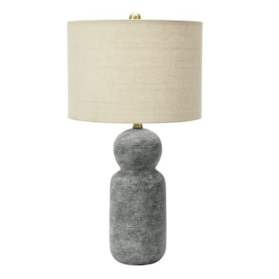 Round Stoneware Desk Lamp