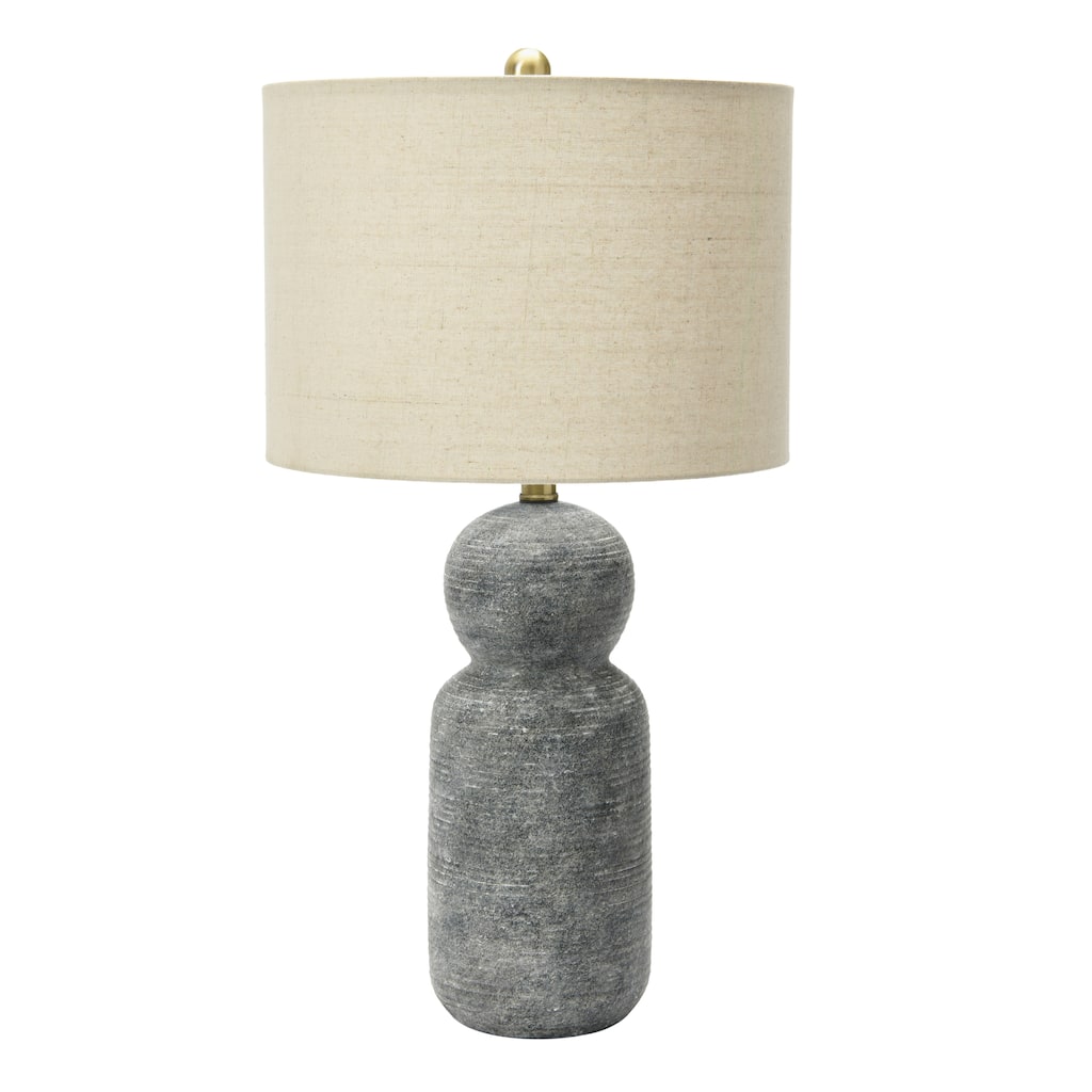 Round Stoneware Desk Lamp