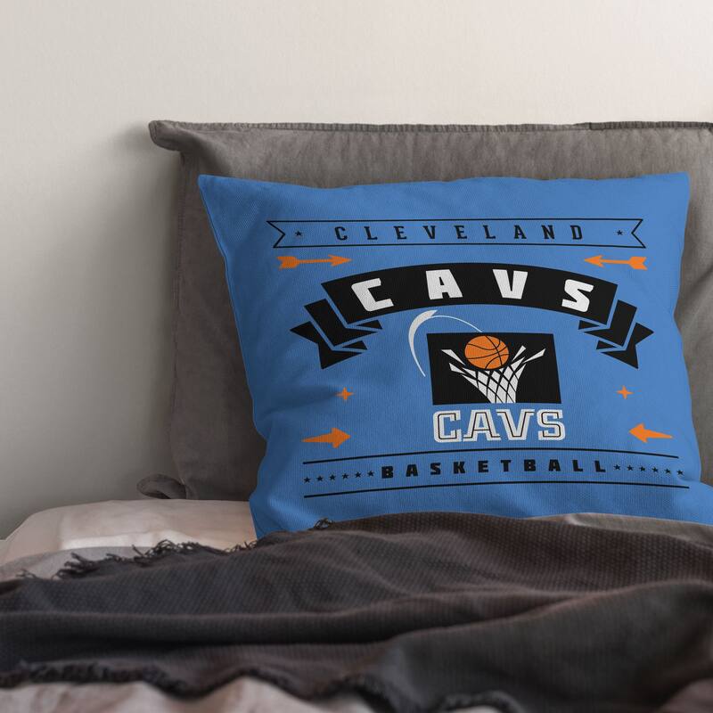 NBA Cleveland Cavaliers Hardwood Classic 18 Inch Throw Pillow