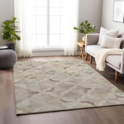 Premium Washable Super Soft Modern Mosaic Mayfield Rug