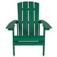 preview thumbnail 8 of 16, All-weather Poly Resin Wood Outdoor Adirondack Chair (Set of 4)