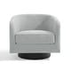 preview thumbnail 17 of 186, Modern Upholstered Barrel Chair Swivel Accent Chair for Living Room