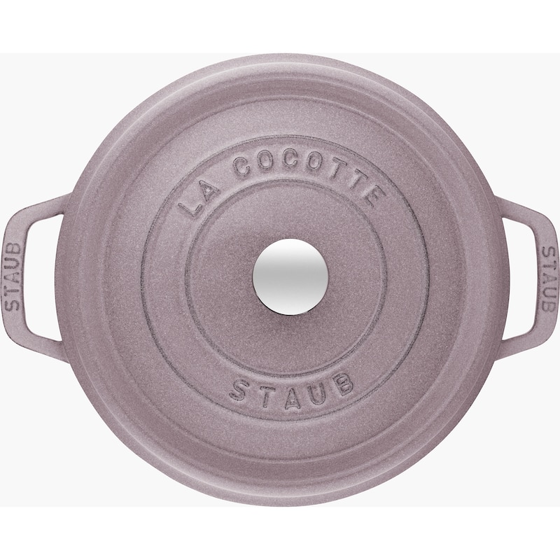 STAUB Cast Iron 4-qt Round Cocotte