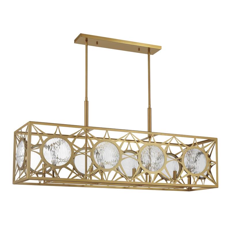 Savoy House 1-5066-8 Balfour 8 Light 44" Wide Linear Chandelier