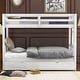 preview thumbnail 2 of 11, Twin Over Pull-Out Pine Bunk Bed with Trundle - Safe & Functional Design