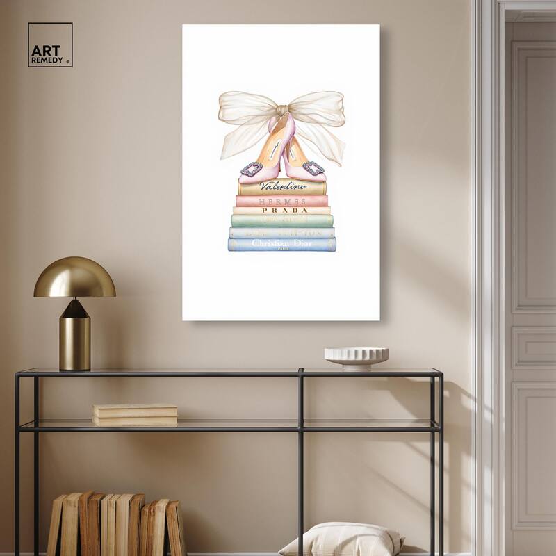 Bibliotheca Belle Canvas by Art Remedy, Gallery Wrapped