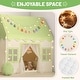 preview thumbnail 4 of 5, Kids Play Tent Indoor with Mat, Tassel Garland, Star Lights