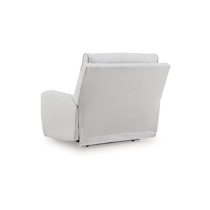 Signature Design by Ashley Tealwell White Power Recliner