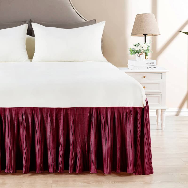Serenta Pleated Bedskirt 18" Drop