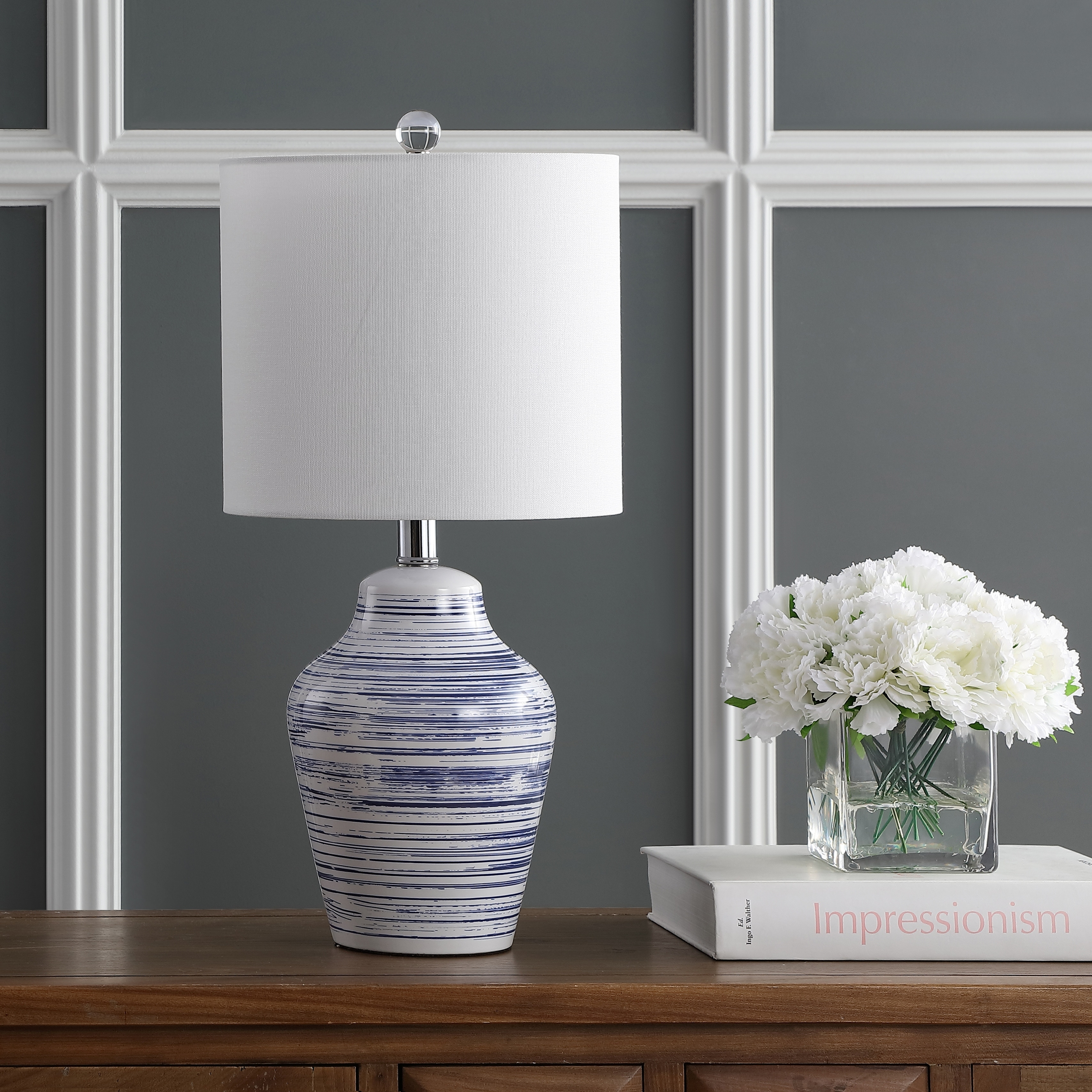 SAFAVIEH Lighting Mariola 21-inch LED Table Lamp (Set of 2) - 10"x10"x21" - 10Wx10Dx21H