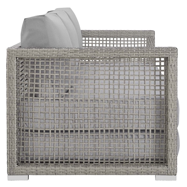 Aura Outdoor Patio Wicker Rattan Sofa On Sale Bed Bath