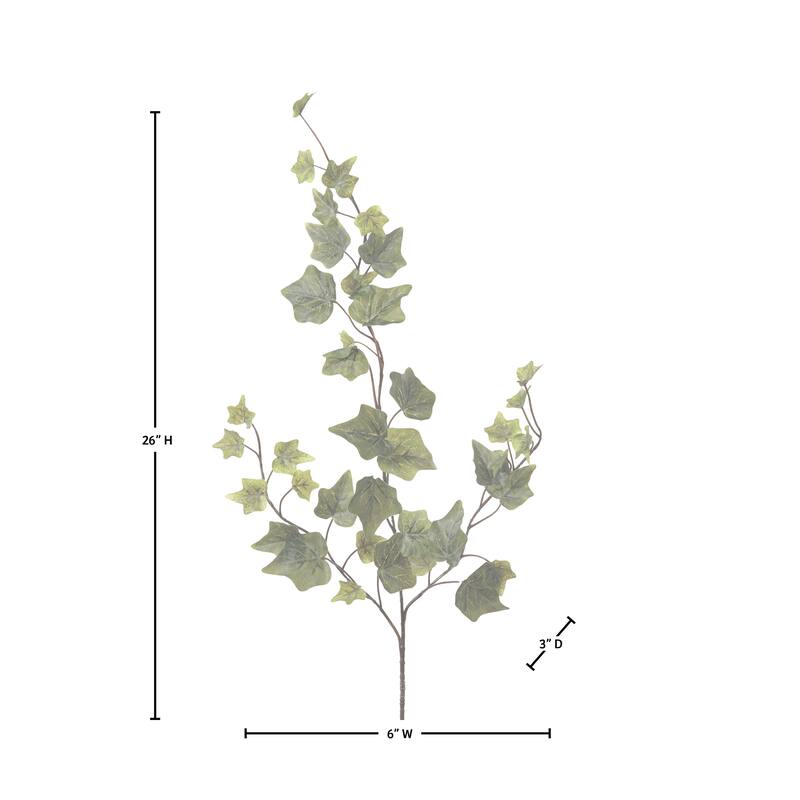 26" Frost English Ivy Spray