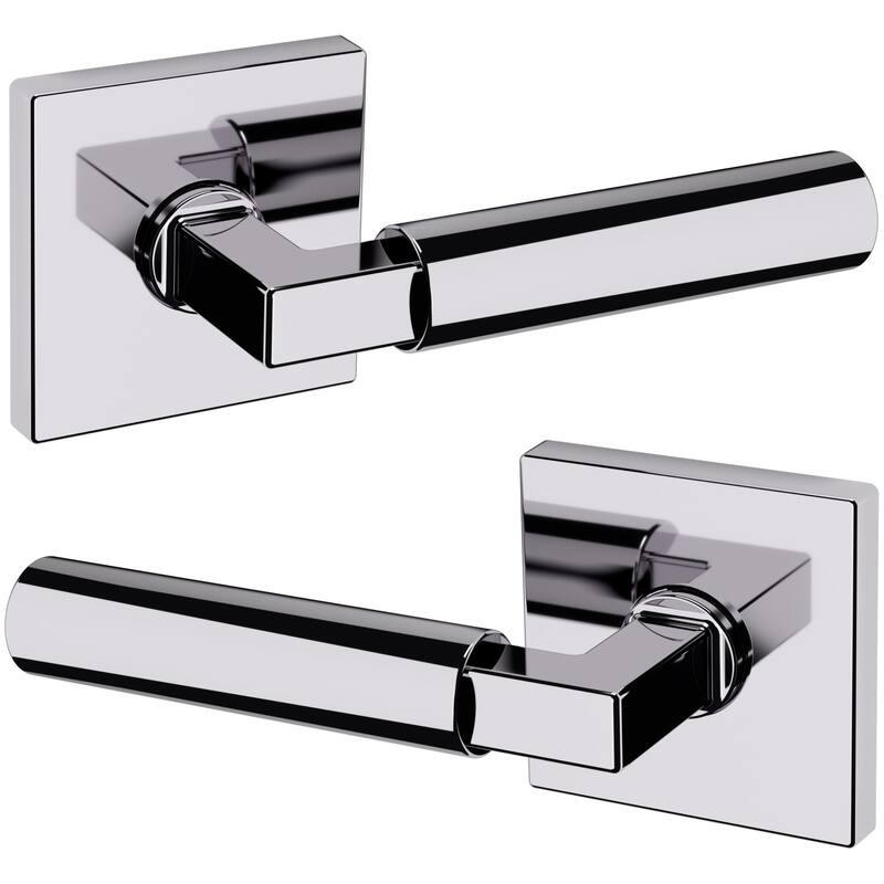 Baldwin L029 Series Passage Door Lever Set with Square Rose from the